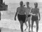 Fraga is different: the minister tries the Mediterranean water in 1966.