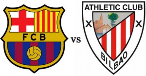 Barcelona vs Athletic Bilbao in the Spanish Copa del Rey final