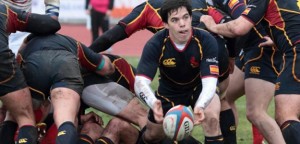 Spain playing Russia.