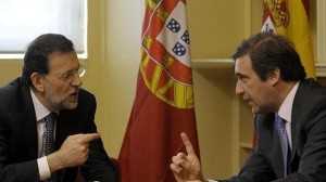Rajoy and Passos Coelho.